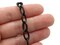 15.75 Inch Black Plastic Oval Chain 40cm chain Jewelry Findings 13x8mm links Smileyboy